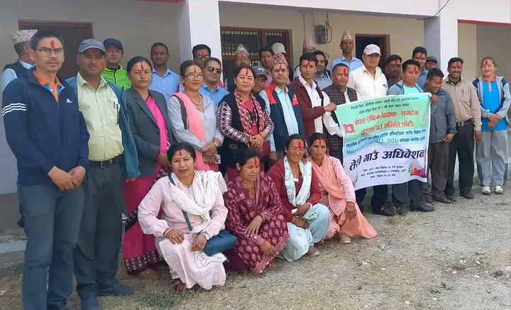 नेपाल रास्ट्रीय शिक्षक संगठन जोरायल को तेस्रो गाउँ  अधिवेशन सम्पन्न , अध्यक्षमा  पुनः रोकाया चयन