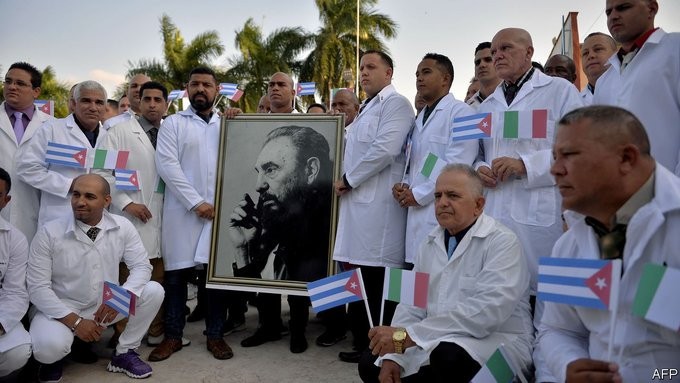 क्युबा: महामारीमा आफ्ना डाक्टर विदेश पठाउने देश